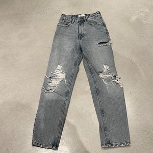 Zara ripped jeans